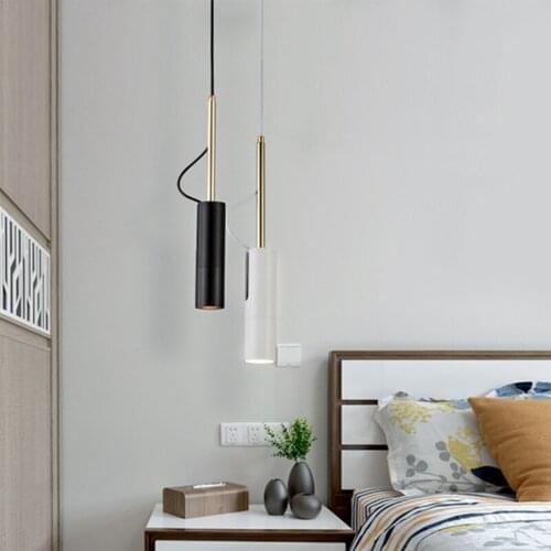 Modern Parlor Led Spotlights Creative Adjust Angle Design Bedroom Bedside Coffee Shop Decoration Suspension Light Fixtures