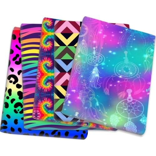 50*145cm Rainbow Fabric for Tissue Kids Home Textile Patchwork Cloth DIY Sewing Quilting Curtain Bedding,c16272