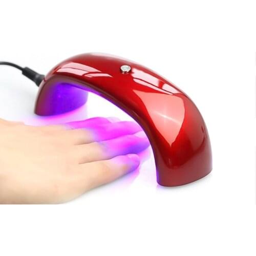 9W Nail Dryer Machine UV LED Lamp Portable Micro USB Cable Home Use Nail UV Gel Varnish Dryer 3 LEDS Lamp Nail Art Tools