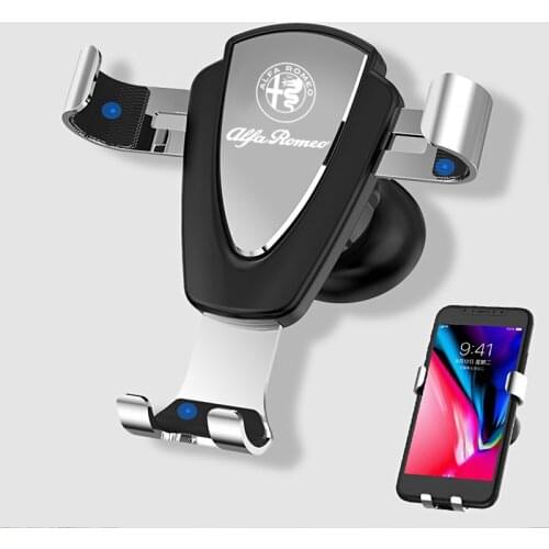 Support universal type on navigation vehicle Car phone GPS navigation bracket For Alfa Romeo Giulia Stelvio 159 147