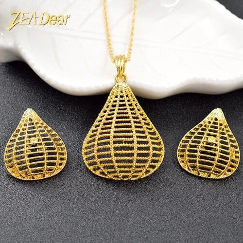ZEA Dear Jewelry Romantic Jewelry Sets For Women Earrings Necklace Pendant Heart Jewelry For Wedding Engagement Jewelry Findings