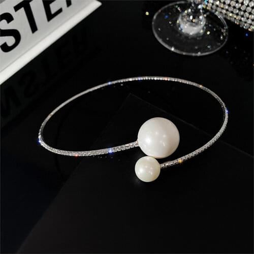 Fashion Love Heart Personality Jewelry Vintage Pearl Necklace For Women Baroque Simple Sweater Chain Gothic Commemorative Gift