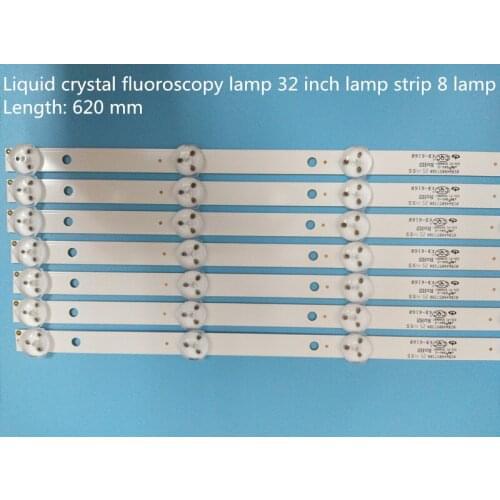 100%NEW 36pcs x 32 inch LED TV Backlight Strips 4708-K320WD-A2213K01 for 32'' TCL LE32D59 & for Philips 32PFL3045 8-LEDs 620mm