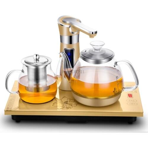 Automatic on transparent glass home insulation electric kettle boil water pumping type boiled tea, constant temperature "D086
