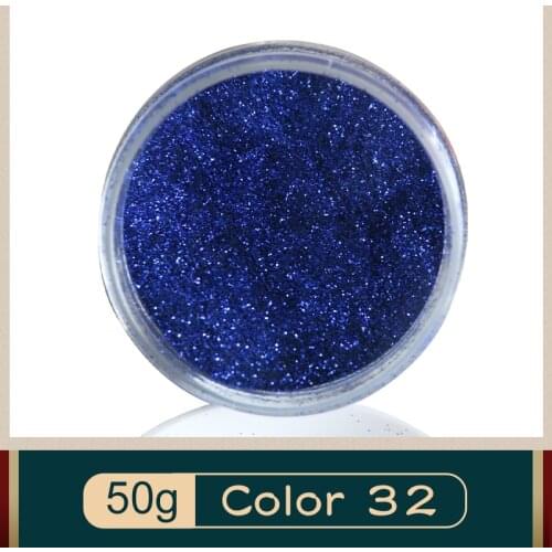 No.32 Glitter Pigments Pearl Powder Acrylic Glittery Paints for Automotive Ceramic Glass Nails Art Crafts 50g