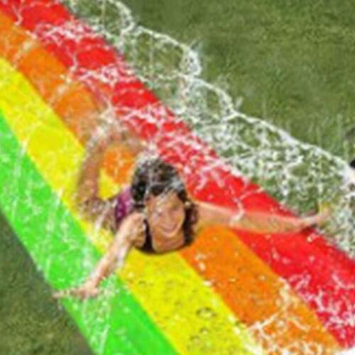 Children Surf Water Slide Outdoor Summer Surfboard Garden Funny Splash Pool P31B