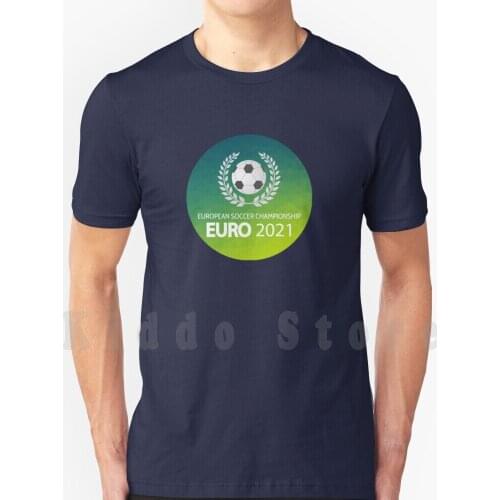 European Soccer Euro-Green Style T Shirt DIY Big Size 100% Cotton European Soccer Euro Soccer Football