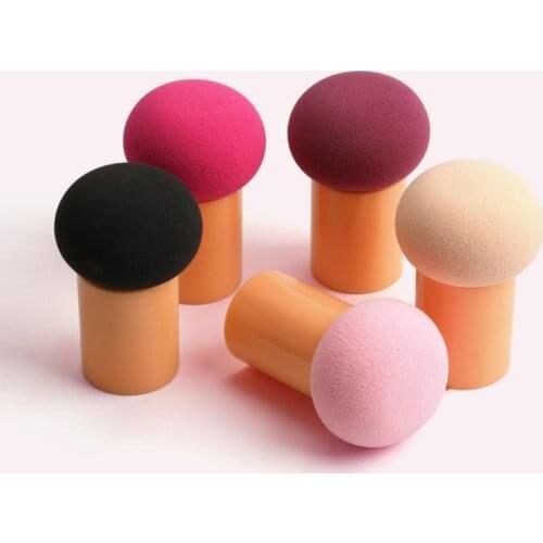 1pc Mkeup Sponge Cute Mushroom Head Cosmetic Dry & Wet Powder Puff Foundation Sponge Beauty to Make Up Tools Accessories