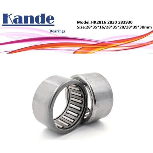 HK2816 HK2820 HK283930Needle Bearings Needle Roller Bearing 28x35x16 28x35x20 28x39x30