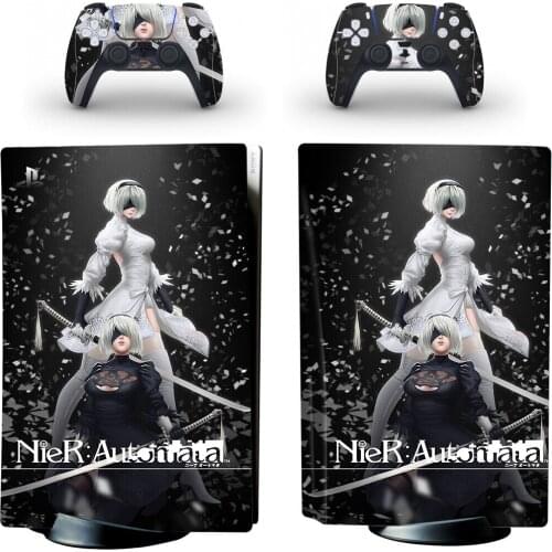 Nier PS5 Standard Disc Edition Skin Sticker Decal Cover for PlayStation 5 Console & Controller PS5 Skin Sticker Vinyl