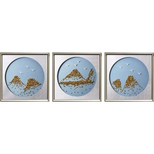 CX Sofa Background Wall 3D Stereo Lucky Feng Shui Physical Picture Modern Decorative Picture