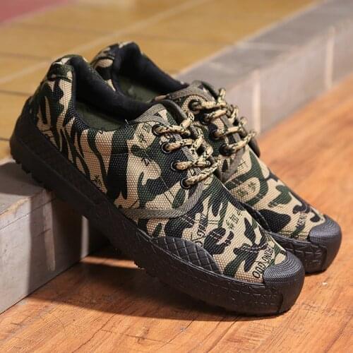 Non Slip Camouflage Training Labor Insurance Shoe man Student Military Sneaker Training Shoes Wholesale Site Walking Shoes Wear