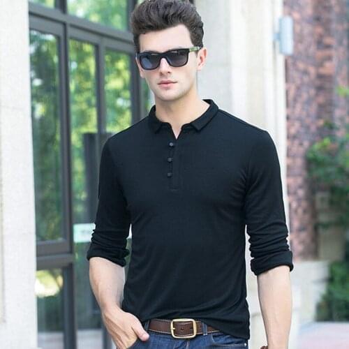 MRMT 2021 Brand New Mens Polo Shirt Fashionable Cotton Long-sleeved Lapel Casual Polo Shirt for Male Wear Tops Polo Shirt