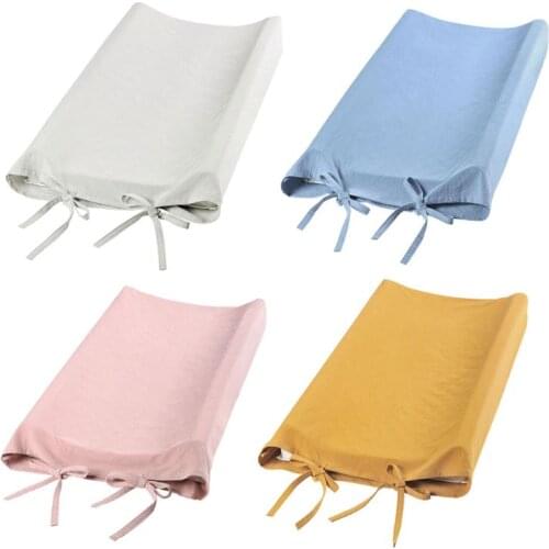Baby Changing Table Pad Cover for Baby Boys Girls Soft Breathable Cotton Baby Shower Gift