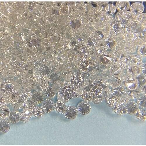 1carat / bag China lab grown synthetic Loose diamond stone 0.03 carat 2mm GH VS cvd diamond hpht diamond