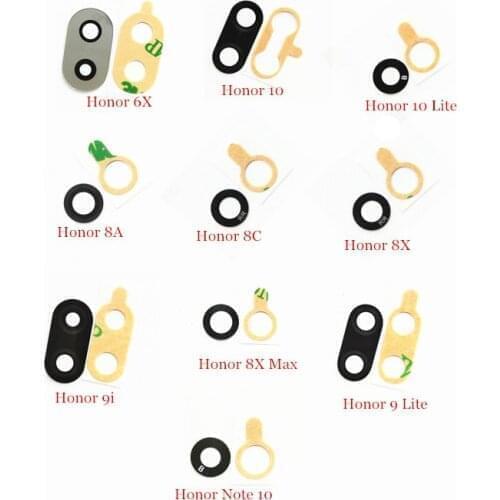 10x Rear Back Camera Glass Lens with Stickers for Huawei Honor Note 10 6X 8A 8C 8X Max 9i 9 Lite 10 Lite