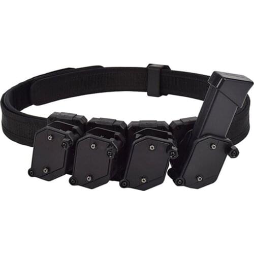 Tactical IPSC Belt with Magazine Pouch Set Competition Shooting Hunting Pistol IPSC Mag Holster Adjustable Inner Outer Belt