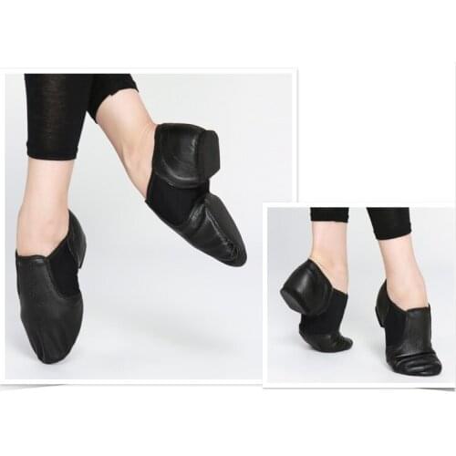 Women Mens Adult Dance Shoes Jazz Salsa Sneakers Slip-On Ballet Jazz Dancing Sneakers Black Tan Colors Unisex Shoes