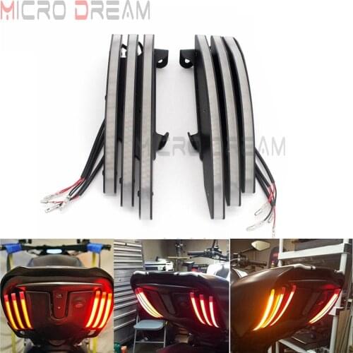 LED Integrated Turn Signals Light Taillight for Ducati 959 Panigale Corse Diavel AMG Carbon Blinkers Tail Brake Stop Rear Lamp