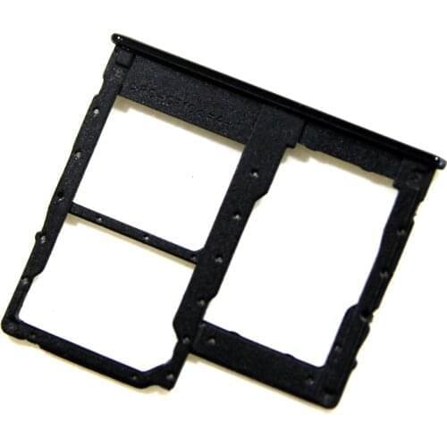 10pcs/lot Sim Card Tray SD Reader Holder For Samsung Galaxy A40 A405 A405F Dual SIM Card Tray Slot Holder Replacement Part