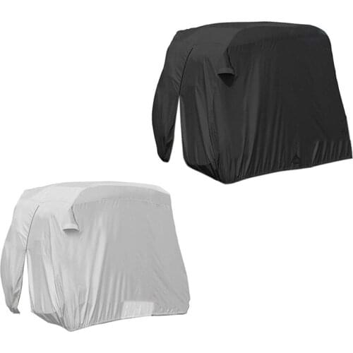 Golf Cart Cover Heavy Duty Universal Golf Cars Cover Waterproof Rainproof Club Car Roof Enclosure Golf Accessories