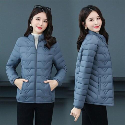 2021 Winter Cotton Padded Women Jacket Middle-aged Mother Warm Jacket Short Coat Plus Size 7XL Slim Outwear Female Basic Tops