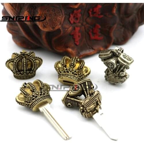 Motorcycle Copper Key Head Suitable For Kawasaki Honda Yamaha Suzuki Universal Metal Key Head
