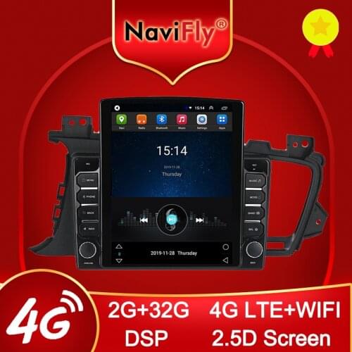 Navifly 9.7" Tesla style for Kia K5 Optima 3 TF 2011-2015 Android Radio Car multimedia player navigation gps No 2 din DVD