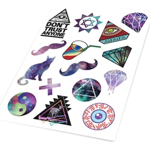 Noizzy Don't Trust Anyone Car Sticker Hellaflushed Doodle Vinyl Auto Helmet Decal Handy Ipad Cup Bicycle Suitcase Tuning Styling