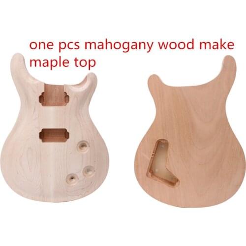 New electric Guitar body one pcs MAHOGANY MADE maple