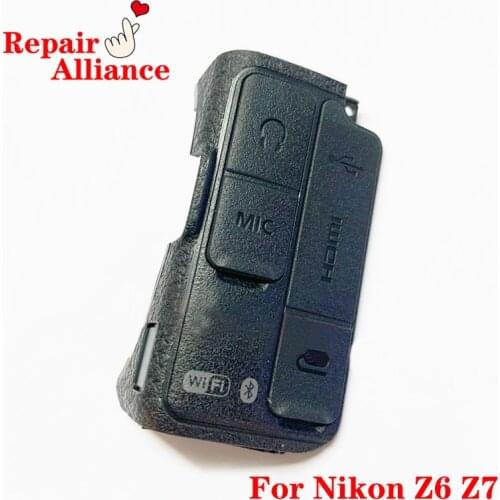 New Original USB Cover Headphone microphone HDMI-compatible interface terminal rubber cover Repair Parts For Nikon Z6 Z7 Camera
