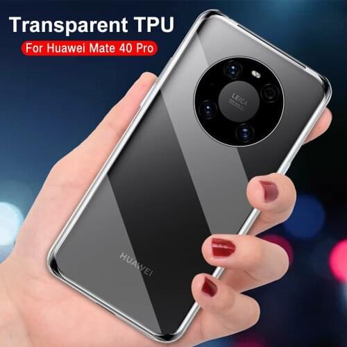 New Thin Clear Transparent Phone Case For Huawei P 50 40 Pro Lite Shockproof Case Protector For Huawei Mate 10 30 40 20 Pro Lite