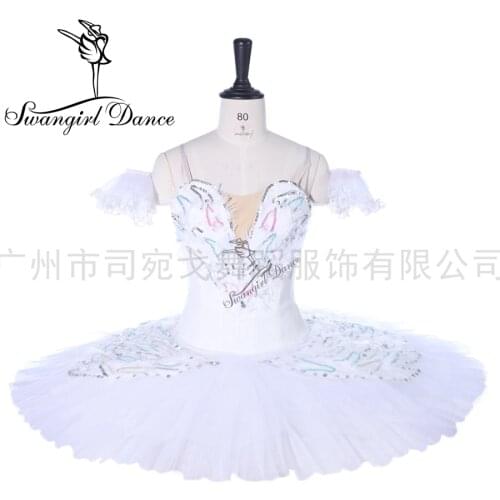 Dying White Swan Professional Ballet Tutu Women Performance Classical Ballet Stage Costumes BT9257
