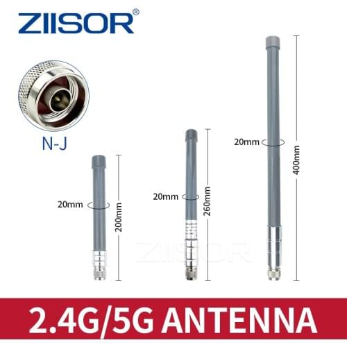 2.4G/5.8GHz dual-band outdoor omnidirectional waterproof WiFi glass fiber reinforced plastic antenna 5G wireless bridge