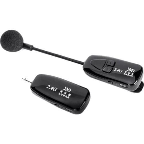 2.4G Wireless Tie Clip Microphone Lavalier Lapel MIC Mobile Phone Wireless Microphone Erhu Pickup MIC