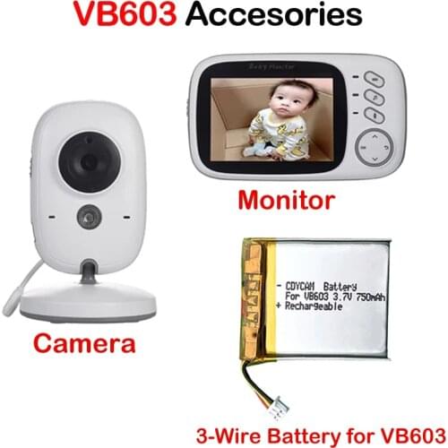 Baby Monitor Accessories 3.2 inch Wireless Video Color Baby Monitor Power Adapter Camera for VB601 VB602 VB603 VB605 Universal