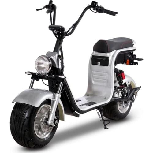 Free Shipping by sea Moto Electrica 1500w Electric Scooters Citycoco with EEC/COC for Adult Electric Motorcycle