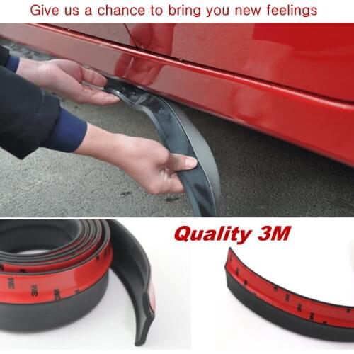 For Fiat Linea Bravo Ritmo Stilo Panda Punto Grande Evo / Zastava 10 Car Bumper Lips Spoiler Body Kit Strip Front Tapes