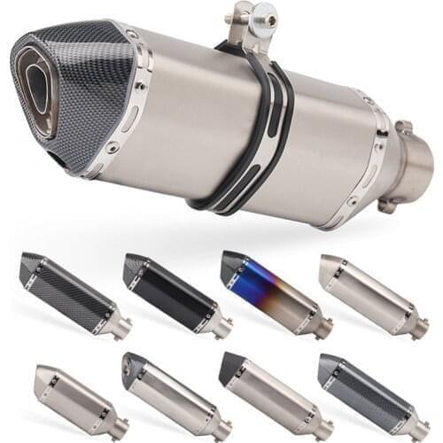 Motorcycle Silencer Muffler For Motorcycle z900 pcx Suzuki sv1000 gsxs 1000 boulevard m109r boulevard m50 skywave 400