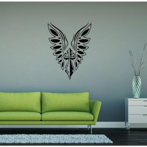 Christian Wall Decal Jesus Christ Son of God Prayer Wall Sticker Decal Living Room Bedroom Office Psalm Cross Wall Poster