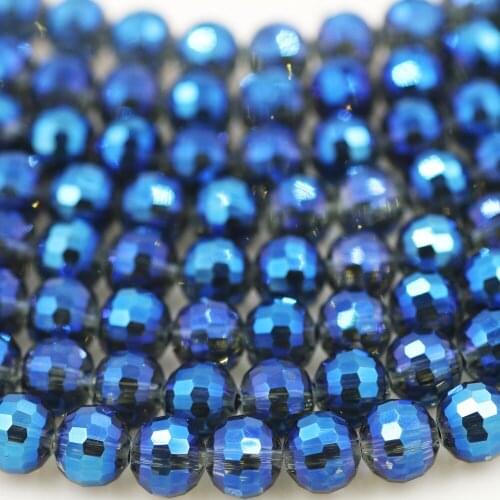 Red AB Rondelle Beads DIY 6/8/10/12MM Miyuki Crystal Round Balls Glass Beads Crafts Material Supplies for Jewelry Wholesale