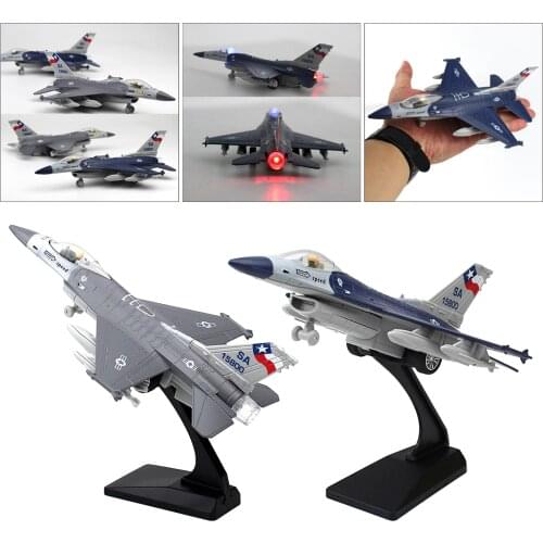 1/100 Scale F-16/J15 Airplane Plane Model Diecast Alloy Airplane Aircraft Model for Kids Adults--About 22x15x6cm