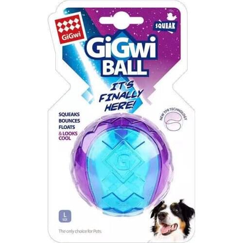 Dog training ball High Elasticity Dog Toy Ball Pet Ball Glow Bouncing Ball Puppy Outdoor Interactive Game Playing Chew Toys
