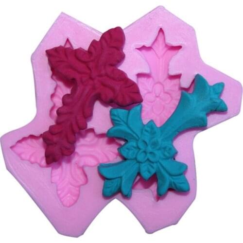 New Cross Silicone Mold Chocolate Mold Kitchen DIY Baking Cake Decoration Hand Soap Mold Cross Silicone Mold