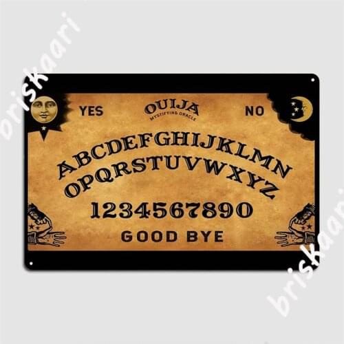 Ouija Board Metal Signs Cinema Living Room Party Classic Plaques Tin sign Posters
