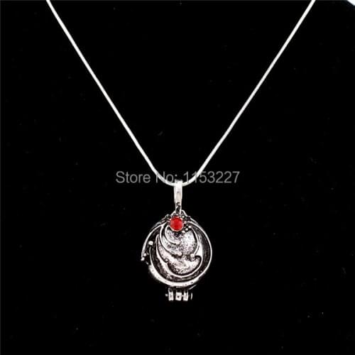 All countries the vampire diaries Elena katherine pierce girl red stone alloy necklace pendant