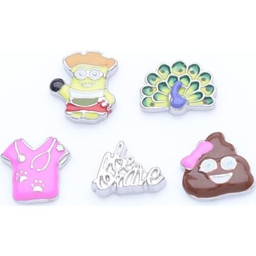 Floating charms fit floating lockets