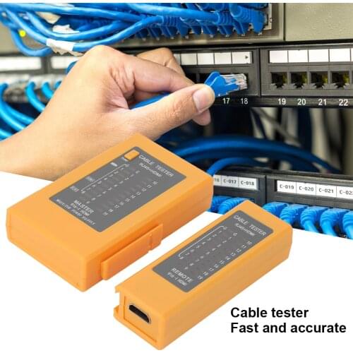 Latest Professional Network Cable Tester RJ45 RJ11 RJ12 CAT5 UTP LAN HDMI Cable Tester Detector Remote Test Tools Networking