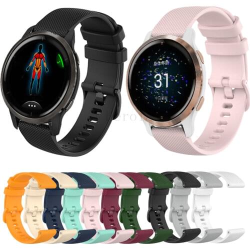Strap For Garmin Venu 2 / Venu 2S Vivoactive 4 3 4S Smart Silicoe Wristband For Amazfit GTR GTS Bip Bracelet Belt 18 20 22MM