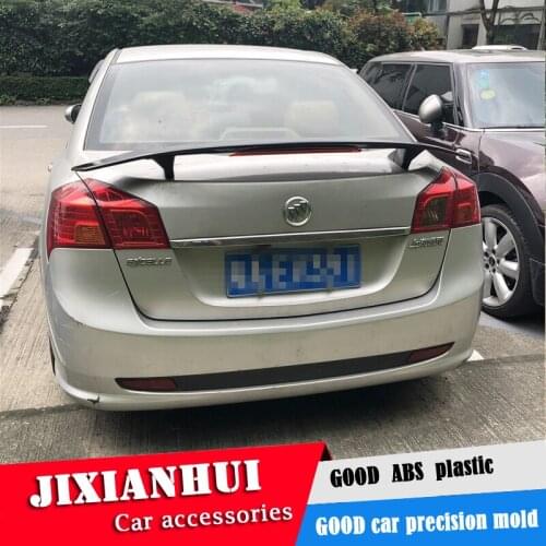 For Excelle Spoiler 2006-2019 Buick Excelle TF High Quality Spoiler ABS Material Car Rear Wing Primer Color Rear Spoiler